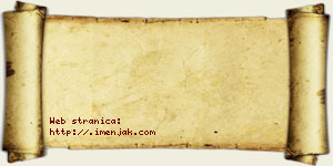 Jovana Mokrić vizit kartica